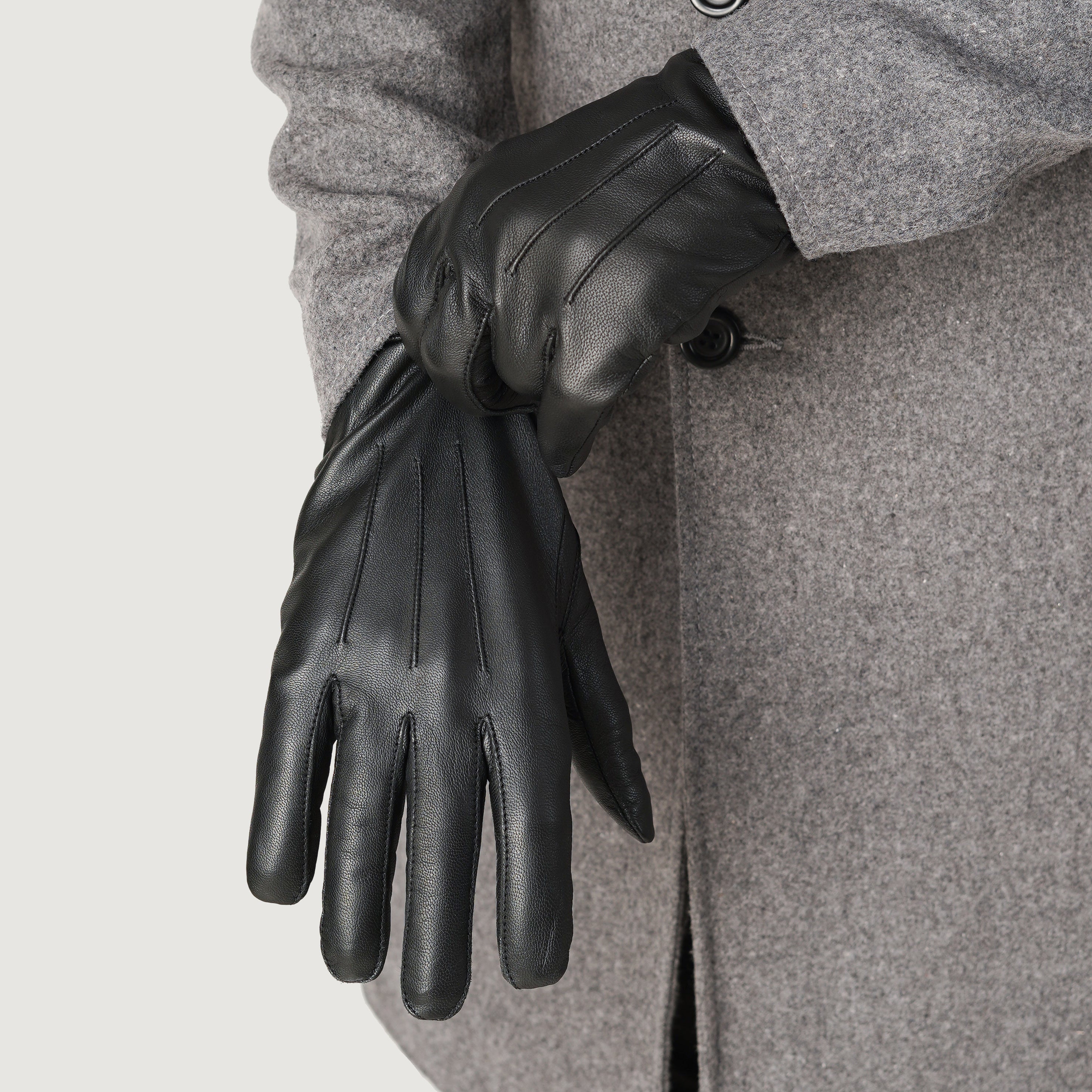 Ralph Black Leather Dress Gloves Ralph Black Leather Dress Gloves